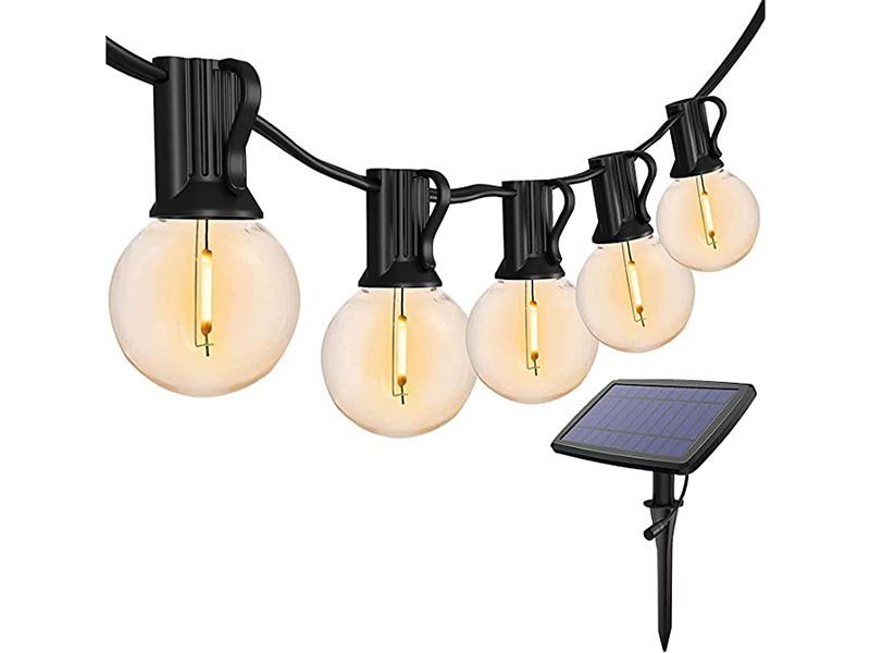 Solar LED String Lights | 12 Bulbs