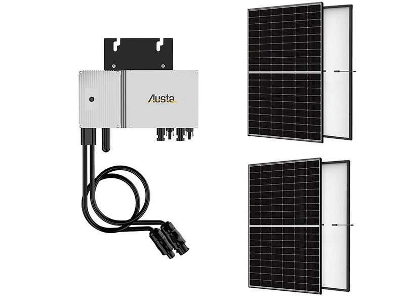 Austa Microinverter 600w With Solar Panels and Bracket Kit | KS 