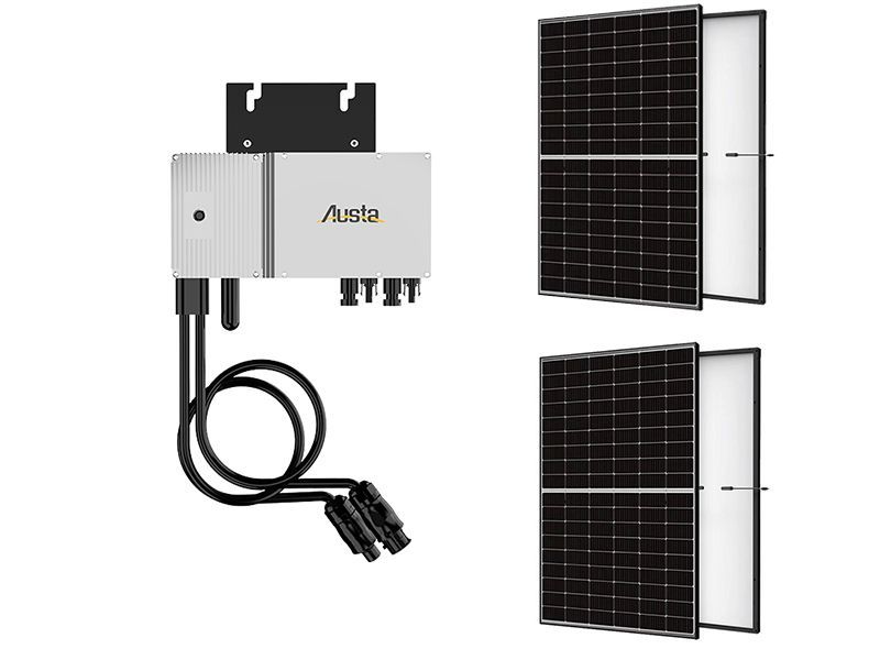 Austa Microinverter 600w With Solar Panels and Bracket Kit | KS 