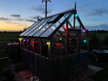 Multicoloured Solar LED Festoon String Lights | KS
