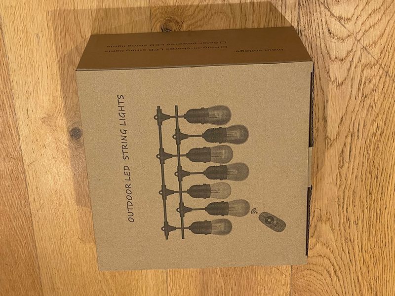 Multicoloured Solar LED Festoon String Lights | KS