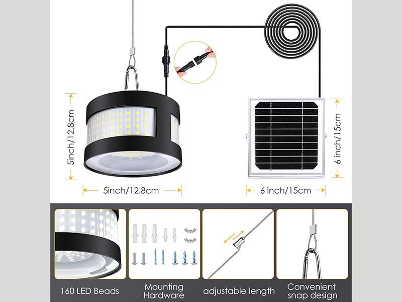 Solar Gazebo Pendant Light | KS 