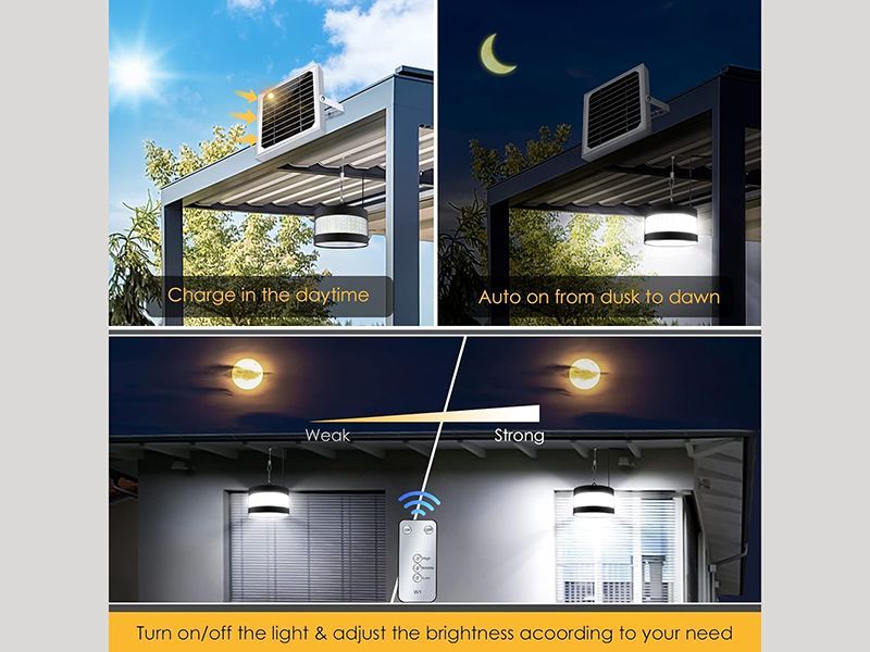 Solar Gazebo Pendant Light | KS 