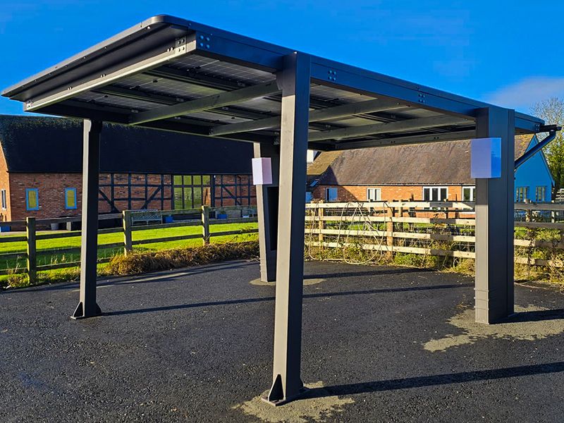 Single Solar Car Port | KS | Ex-Display