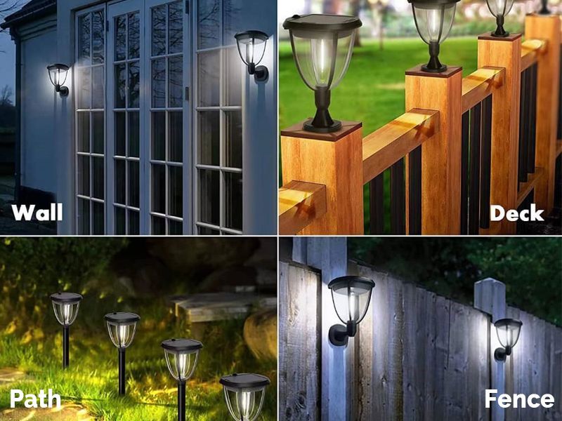 3 In 1 Solar Garden Stake and Wall Light | KS