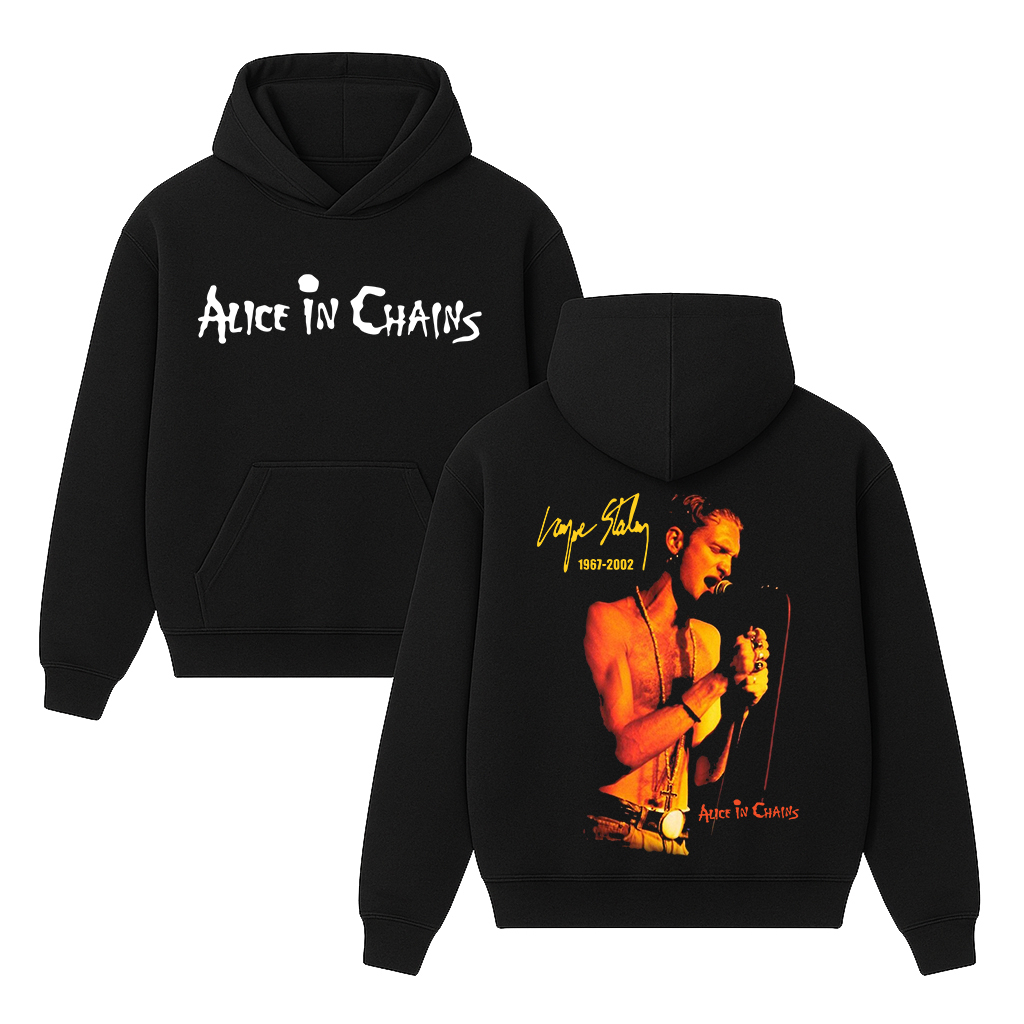 Layne Staley alice in chains Cotton Unisex Hoodie