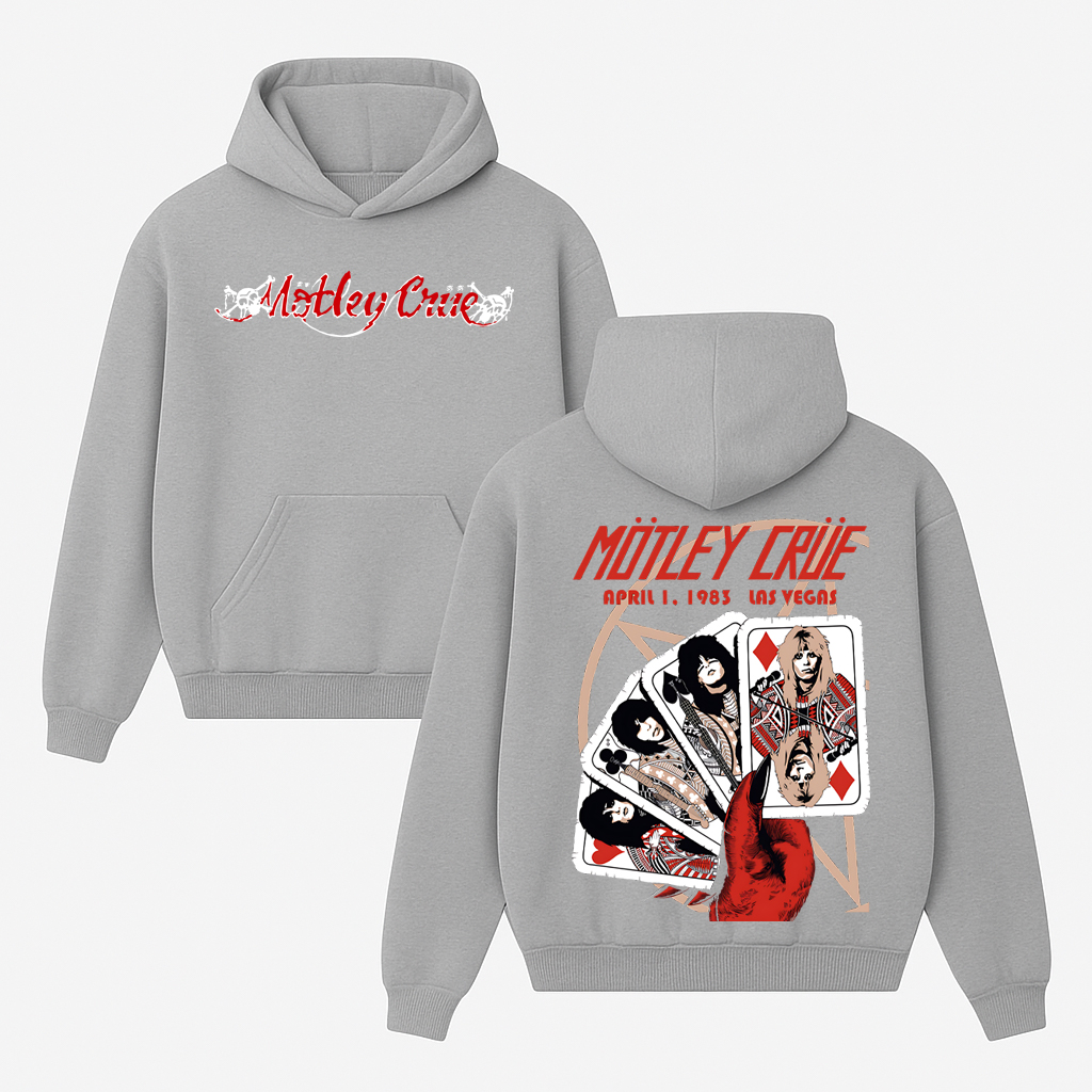 Motley Crue Vintage Cotton Unisex Hoodie