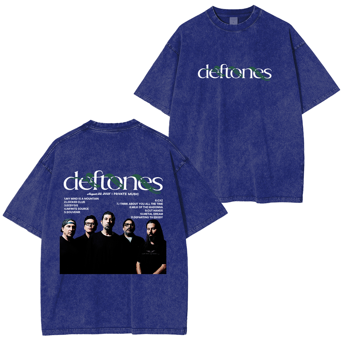 2025 tour energy, locked into one vintage Deftones Washed Unisex T-Shirt