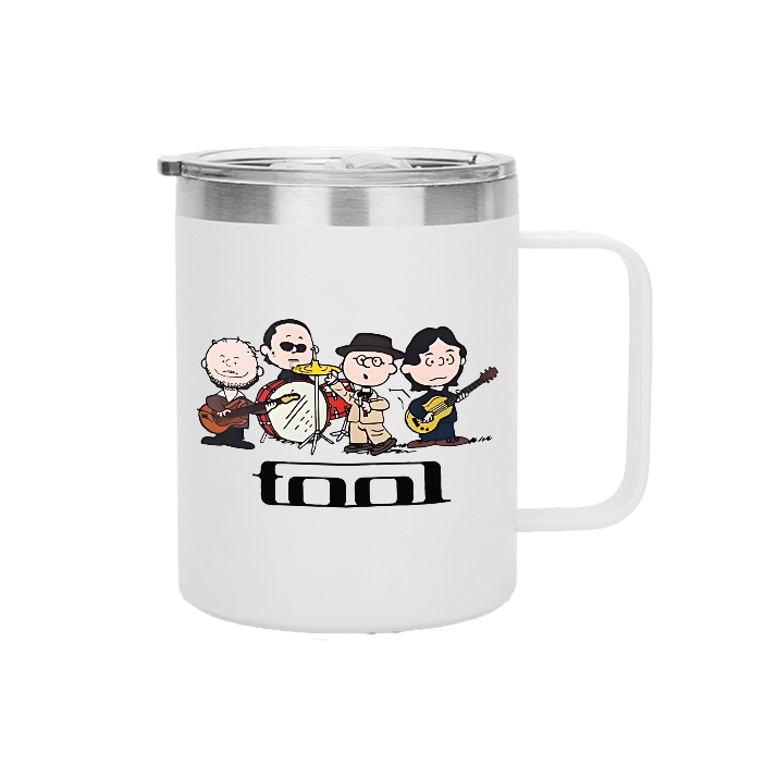 TOOL FANS Insulated Portable Coffee Mug with Handle