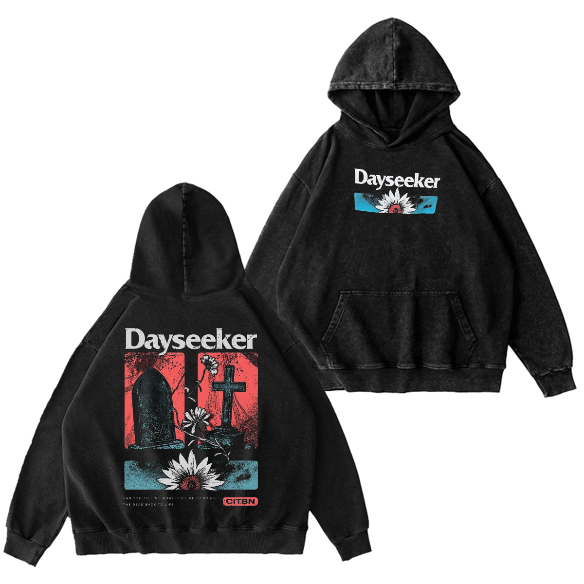 Dayseeker Washed Unisex Hoodie