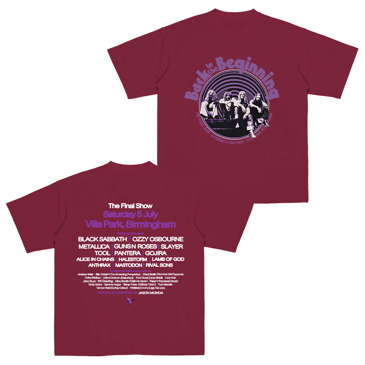 Black Sabbath And Ozzy Osbourne Unisex T-Shirt