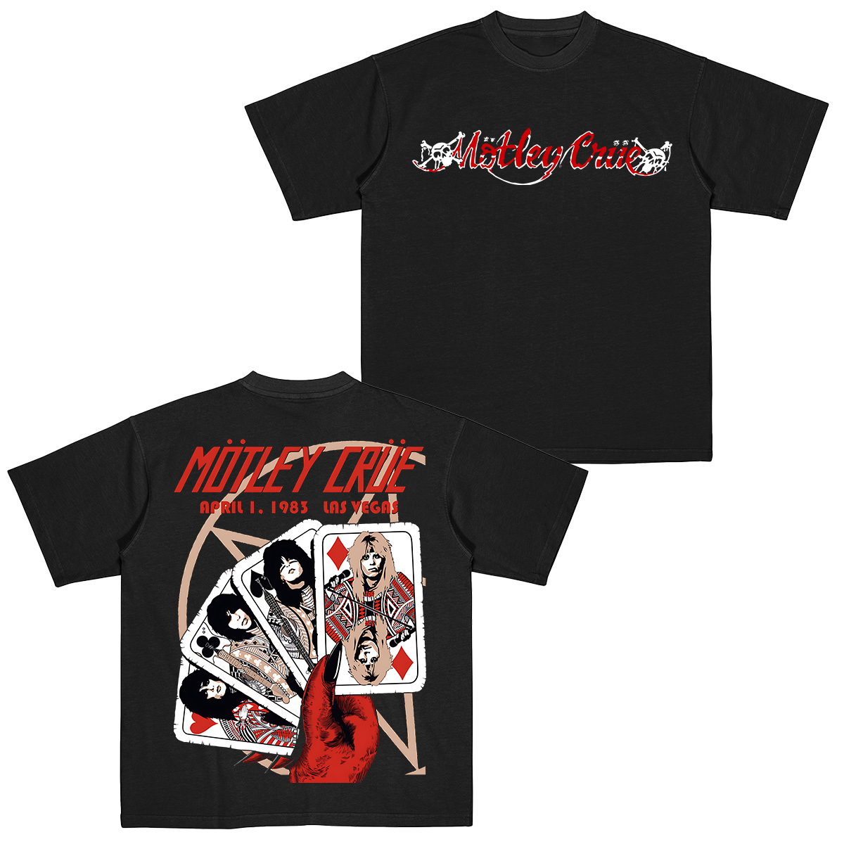 Motley Crue Vintage Cotton Unisex T-shirt