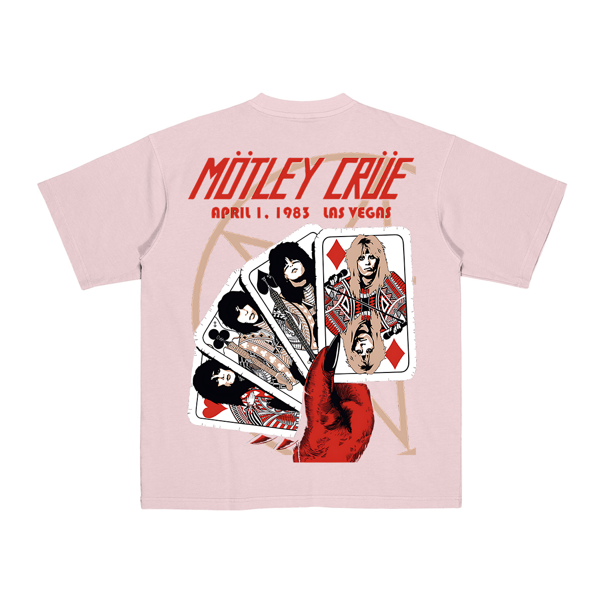 Motley Crue Vintage Cotton Unisex T-shirt