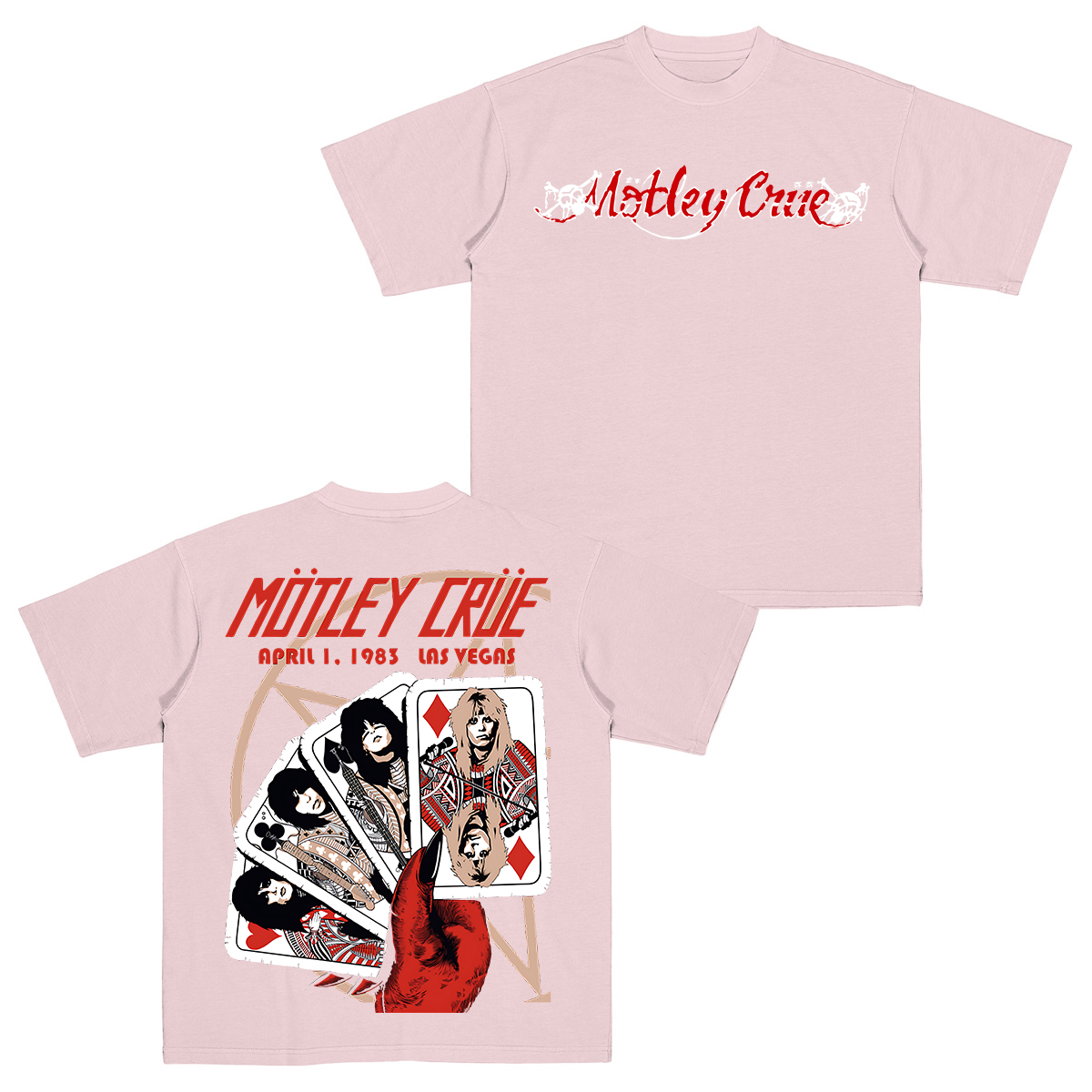 Motley Crue Vintage Cotton Unisex T-shirt
