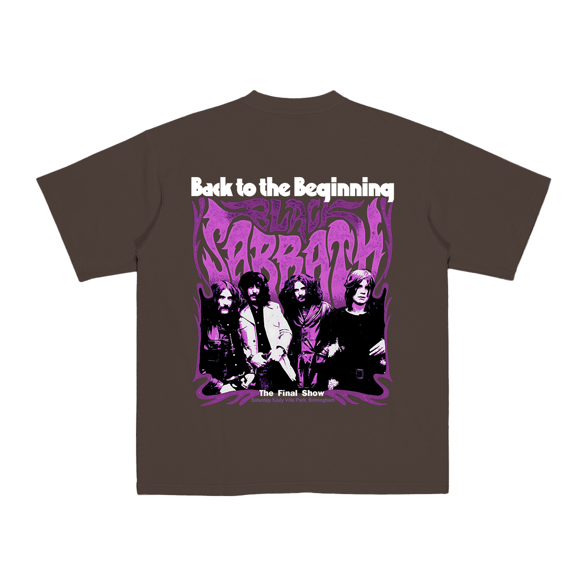 Black Sabbath Back to the Beginning Cotton Unisex T-shirt