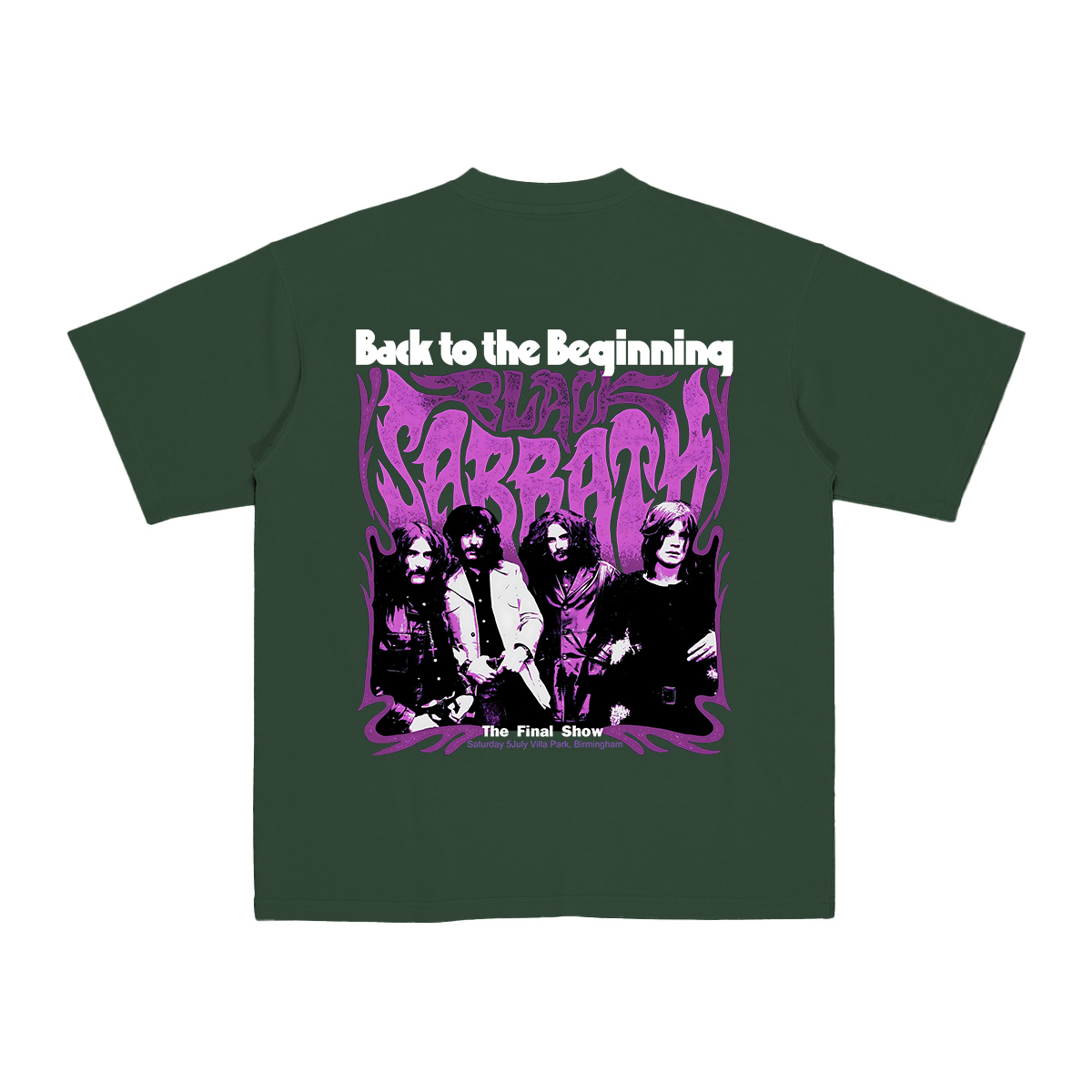 Black Sabbath Back to the Beginning Cotton Unisex T-shirt
