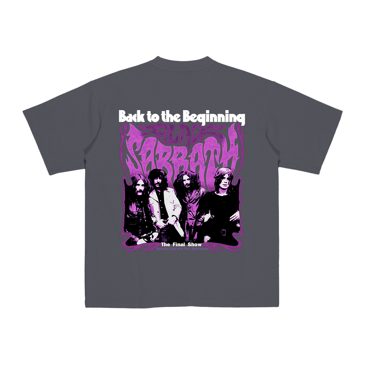 Black Sabbath Back to the Beginning Cotton Unisex T-shirt