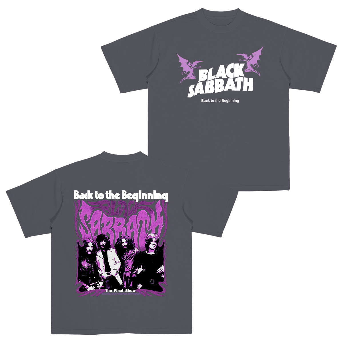 Black Sabbath Back to the Beginning Cotton Unisex T-shirt