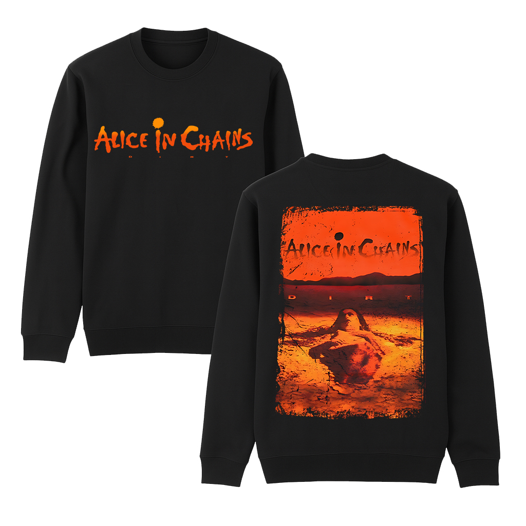 Alice in Chains Cotton  Unisex Crewneck Sweatshirt