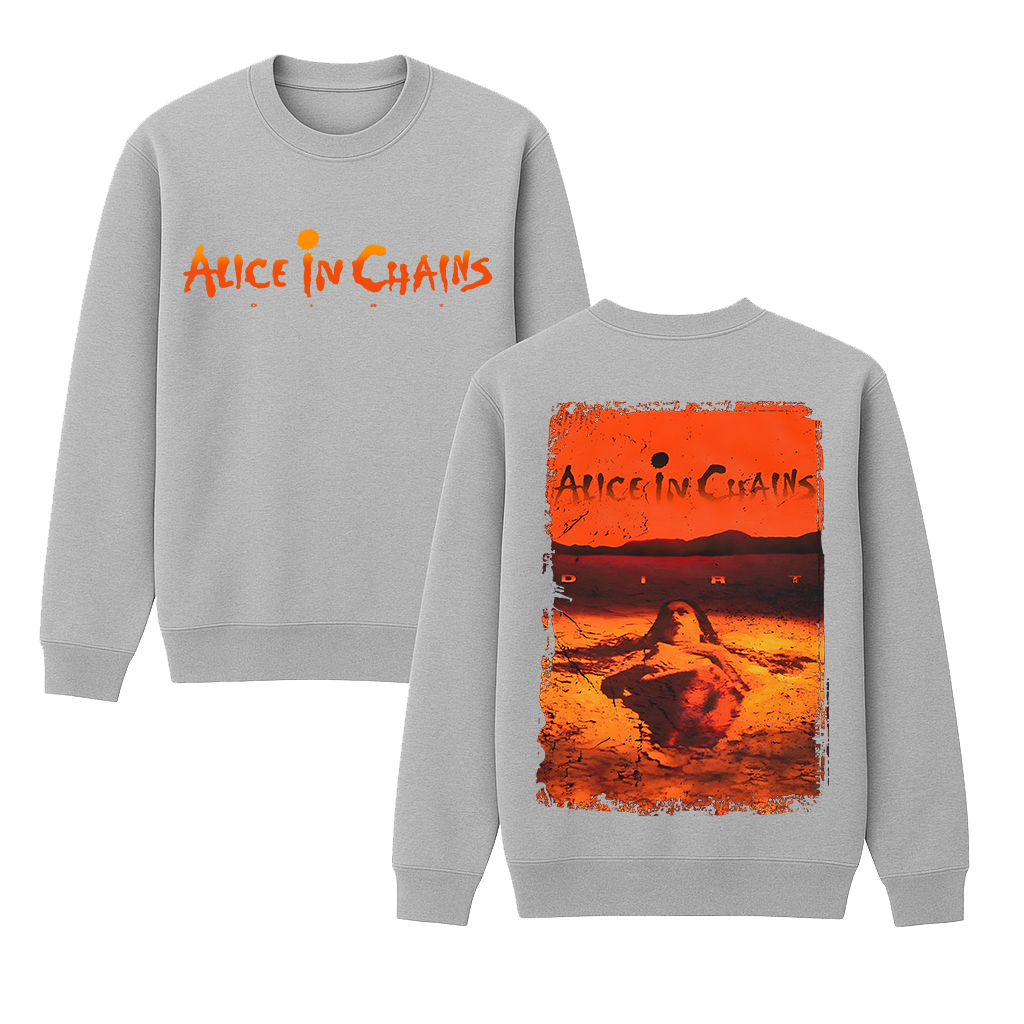 Alice in Chains Cotton  Unisex Crewneck Sweatshirt
