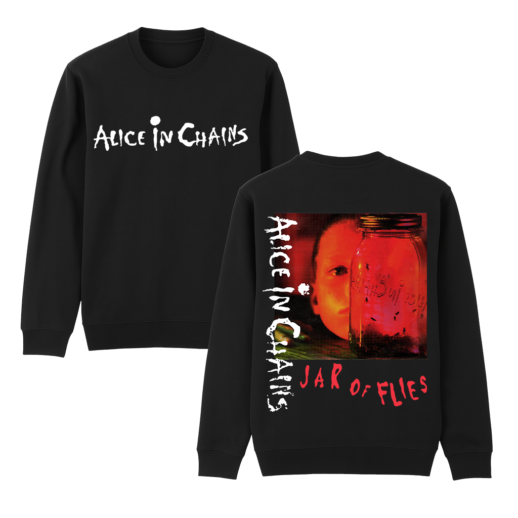 Alice in Chains Cotton Unisex Crewneck Sweatshirt