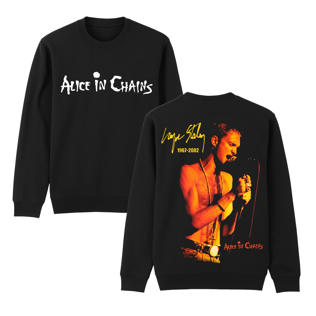 Alice in Chains Cotton Unisex Crewneck Sweatshirt