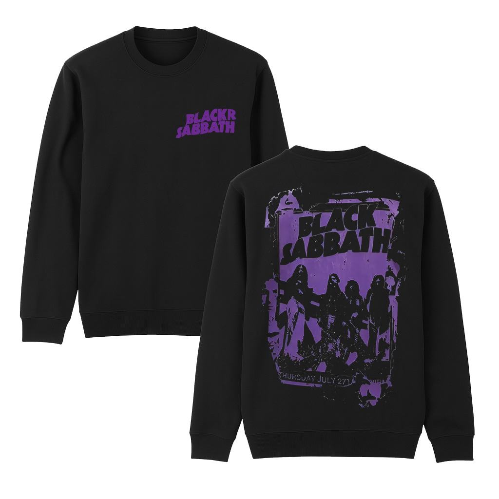 Black Sabbath Cotton Unisex Crewneck Sweatshirt