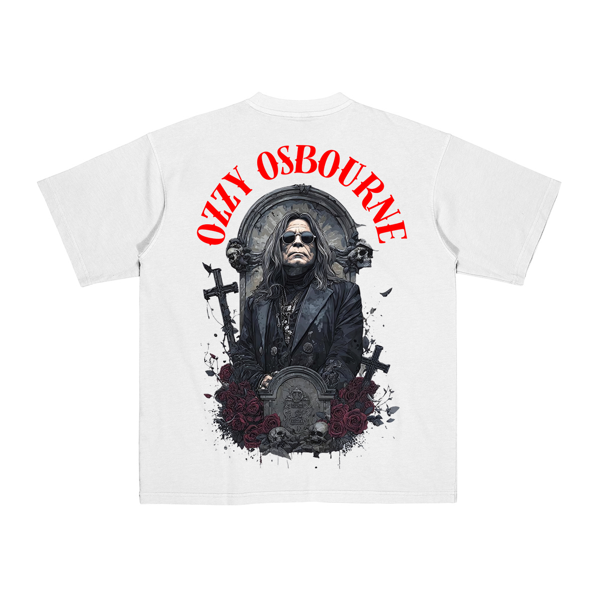 Ozzy Osbourne Memorial Cotton Unisex T-shirt