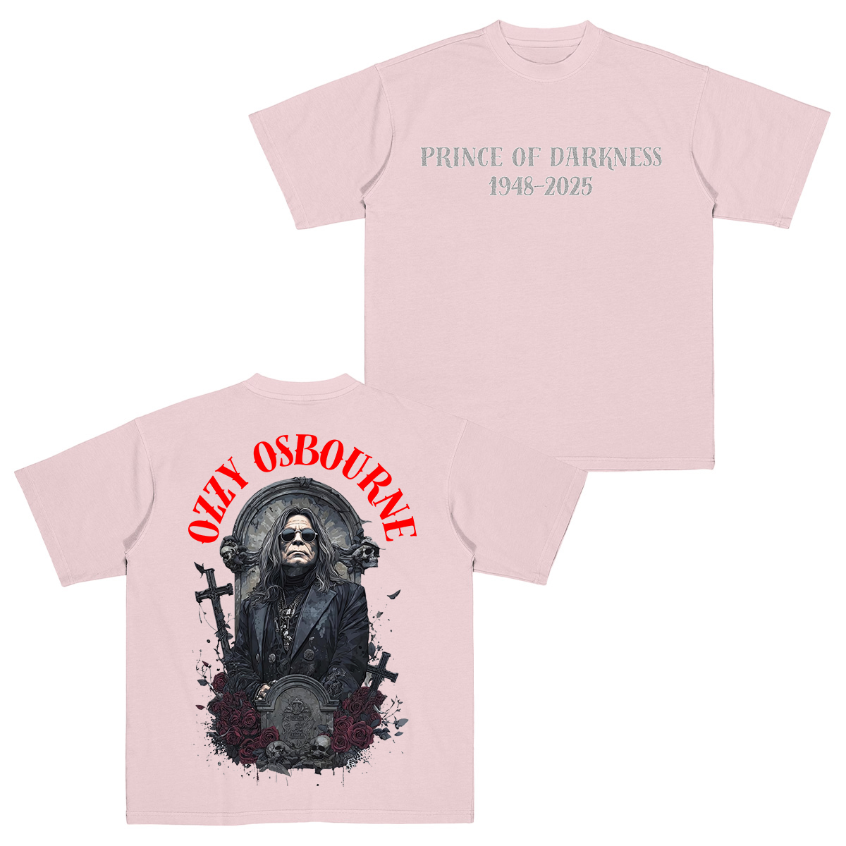 Ozzy Osbourne Memorial Cotton Unisex T-shirt