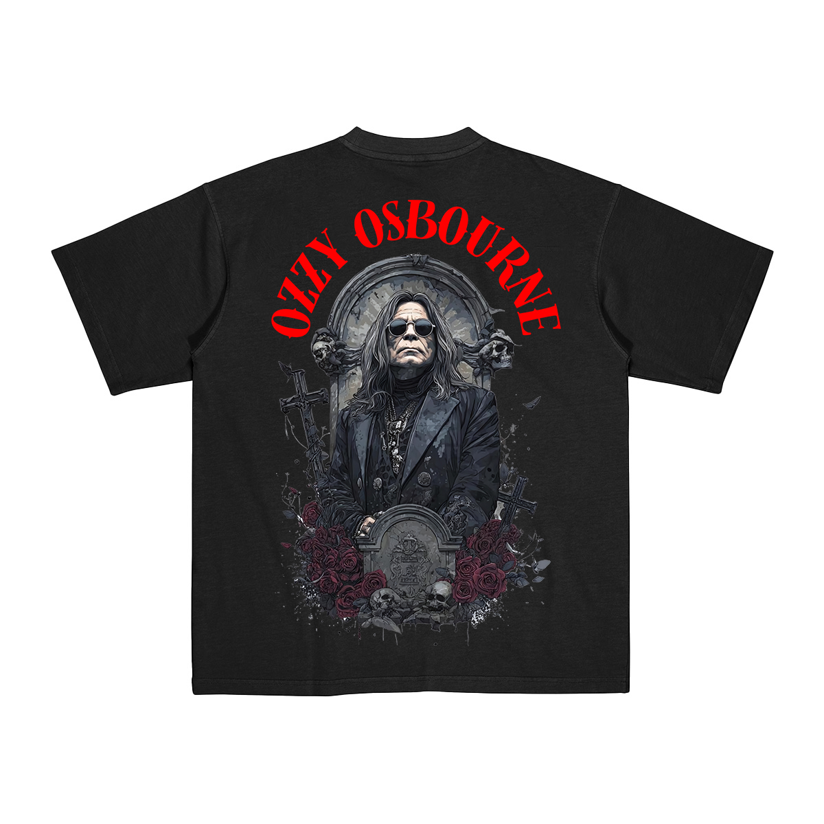 Ozzy Osbourne Memorial Cotton Unisex T-shirt