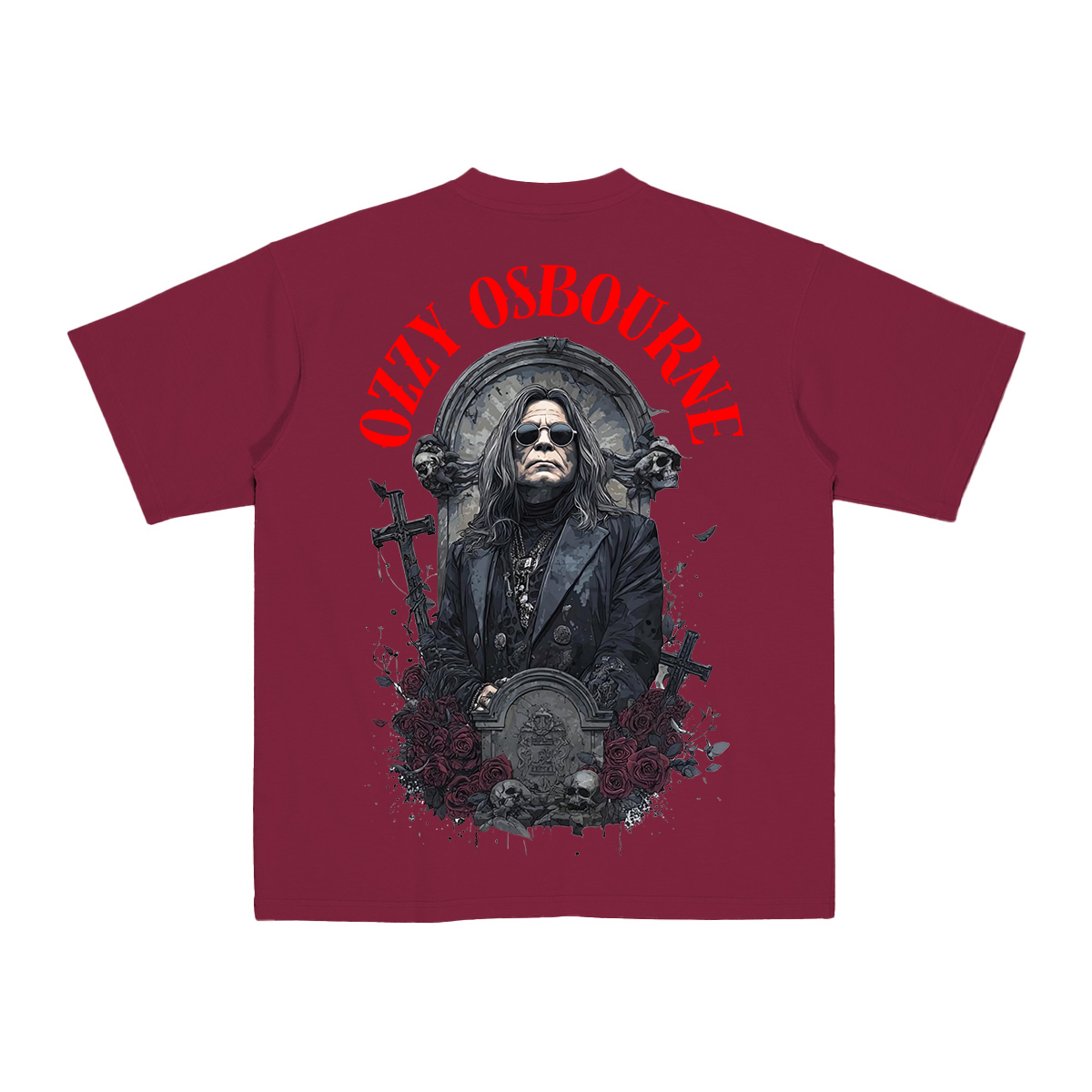 Ozzy Osbourne Memorial Cotton Unisex T-shirt