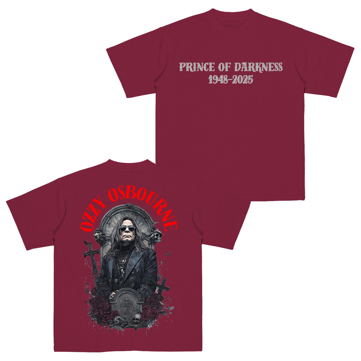 Ozzy Osbourne Memorial Cotton Unisex T-shirt