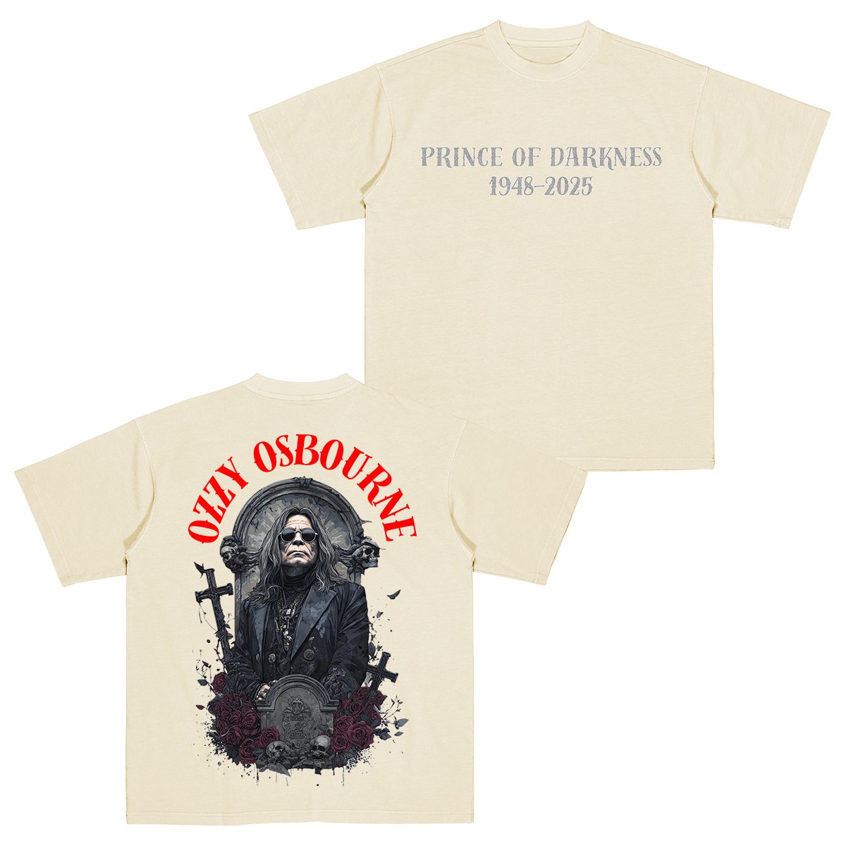 Ozzy Osbourne Memorial Cotton Unisex T-shirt