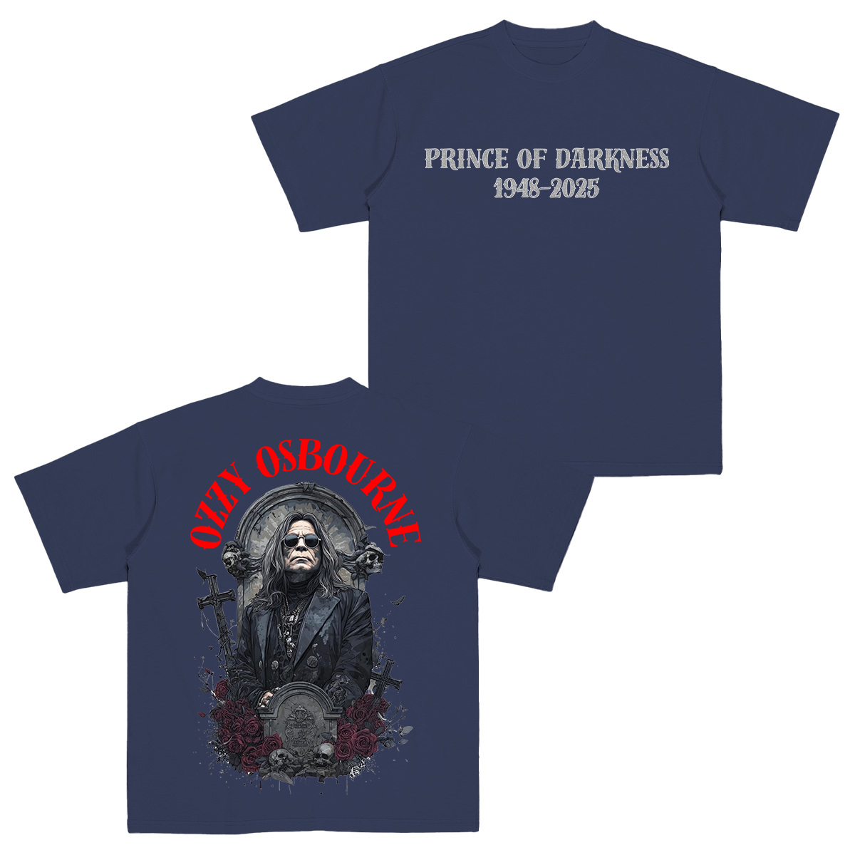 Ozzy Osbourne Memorial Cotton Unisex T-shirt