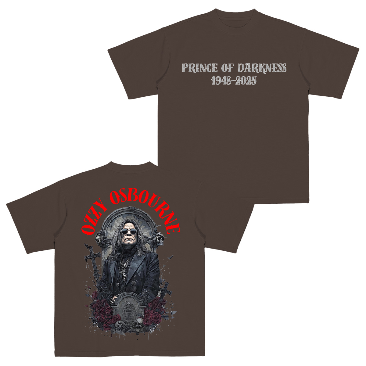 Ozzy Osbourne Memorial Cotton Unisex T-shirt
