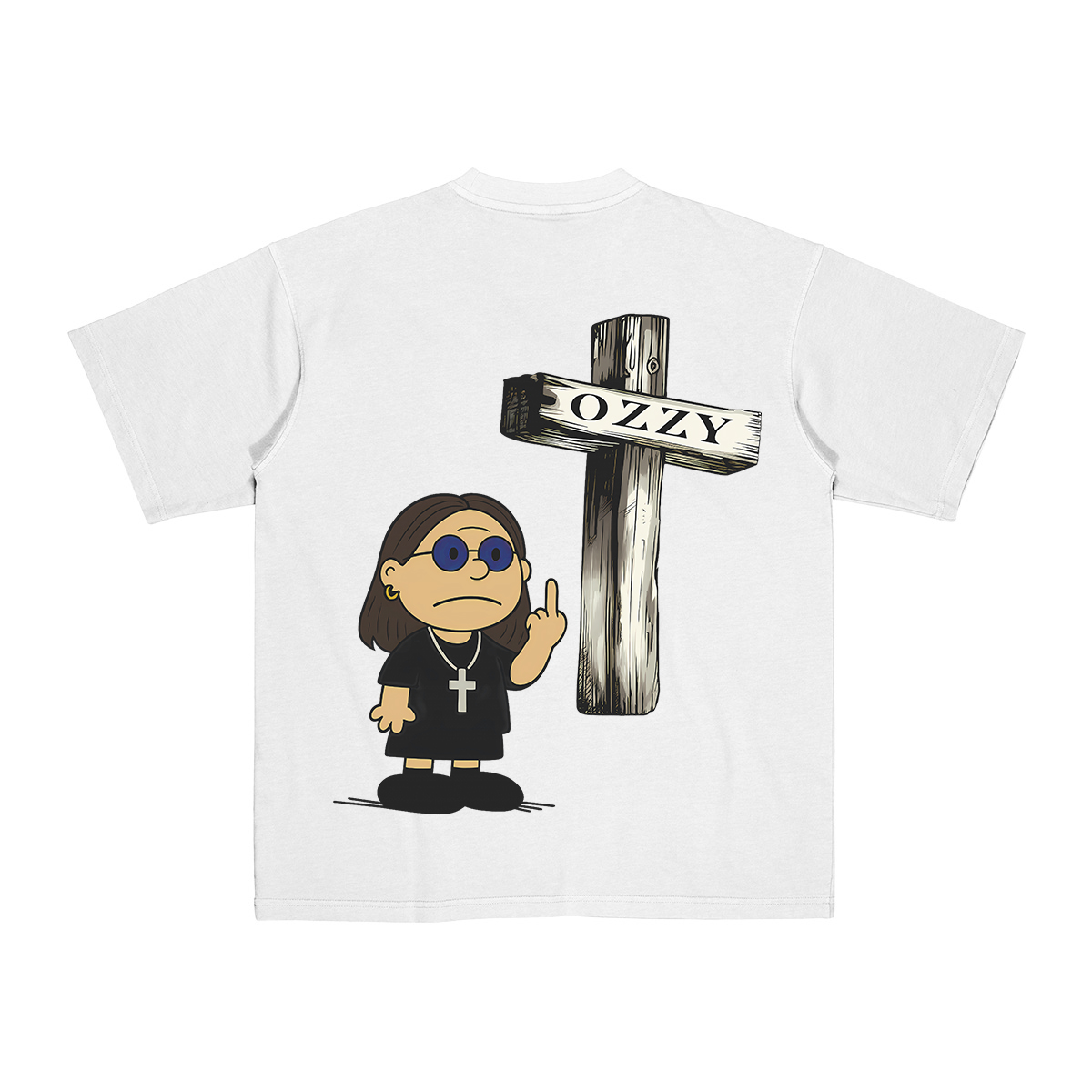 Ozzy Osbourne x Charlie Brown Cotton Unisex T-shirt