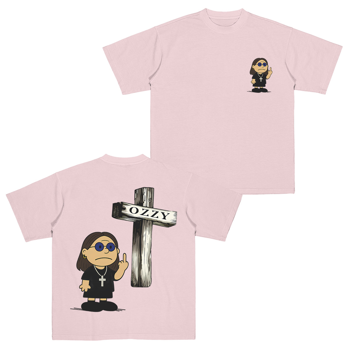 Ozzy Osbourne x Charlie Brown Cotton Unisex T-shirt