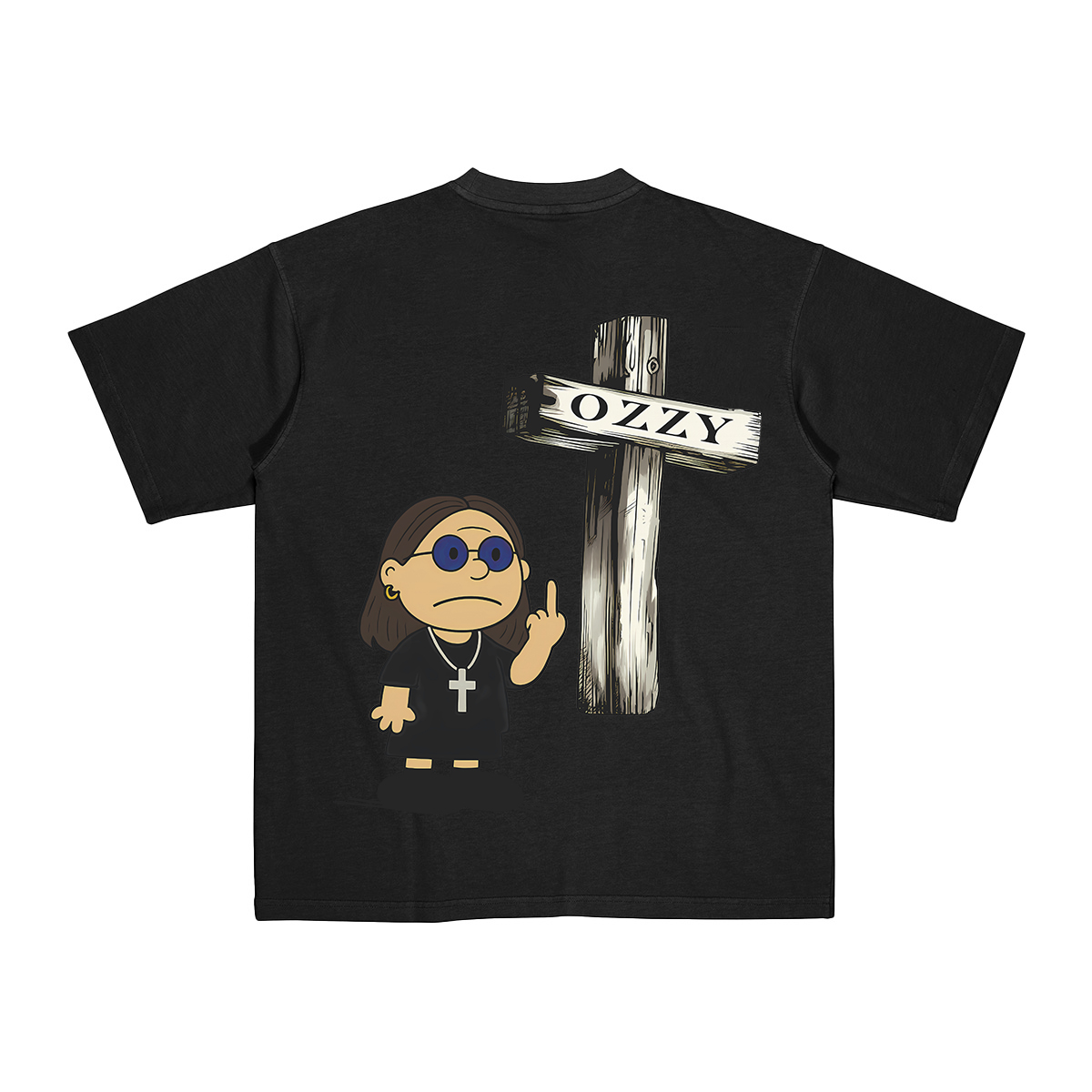 Ozzy Osbourne x Charlie Brown Cotton Unisex T-shirt