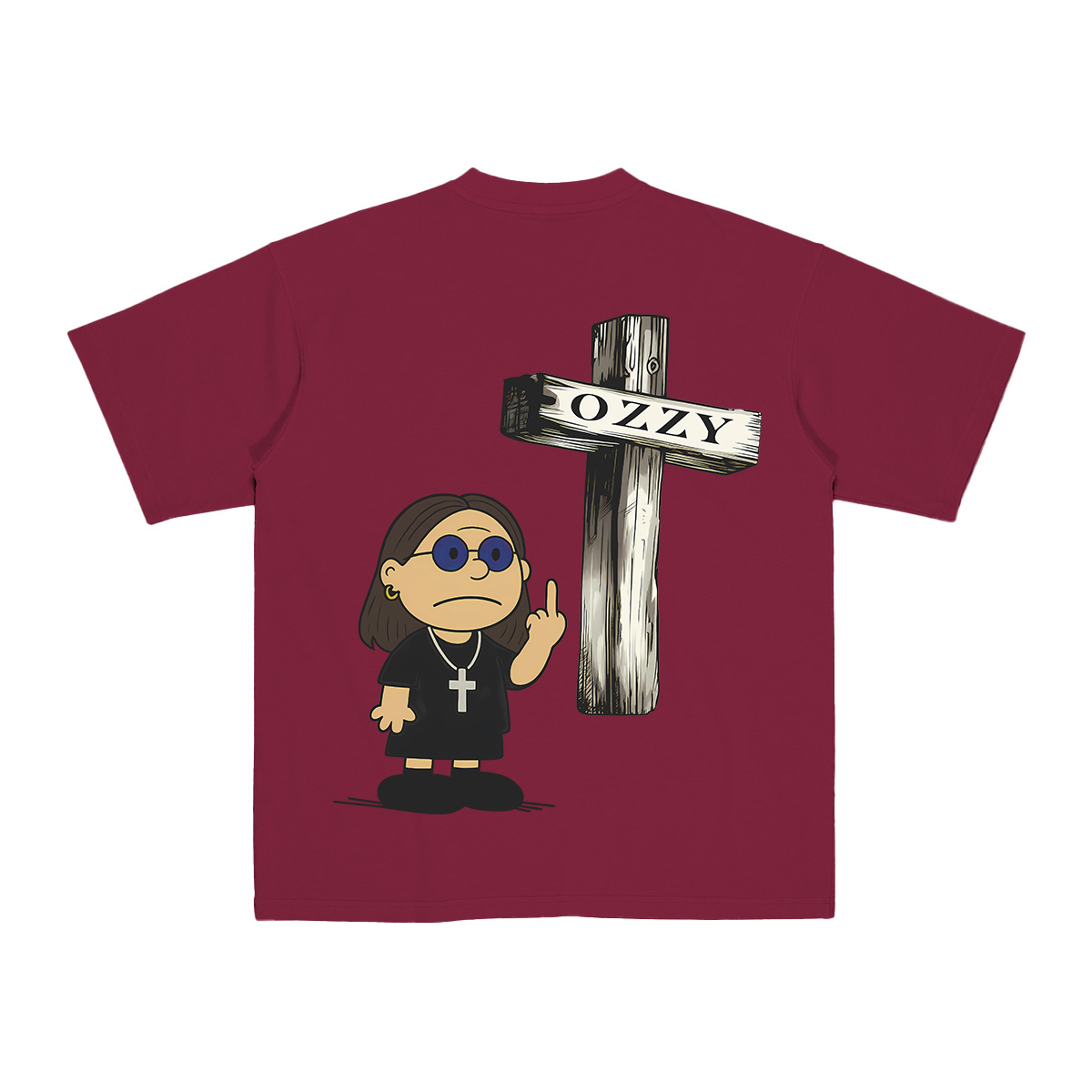 Ozzy Osbourne x Charlie Brown Cotton Unisex T-shirt