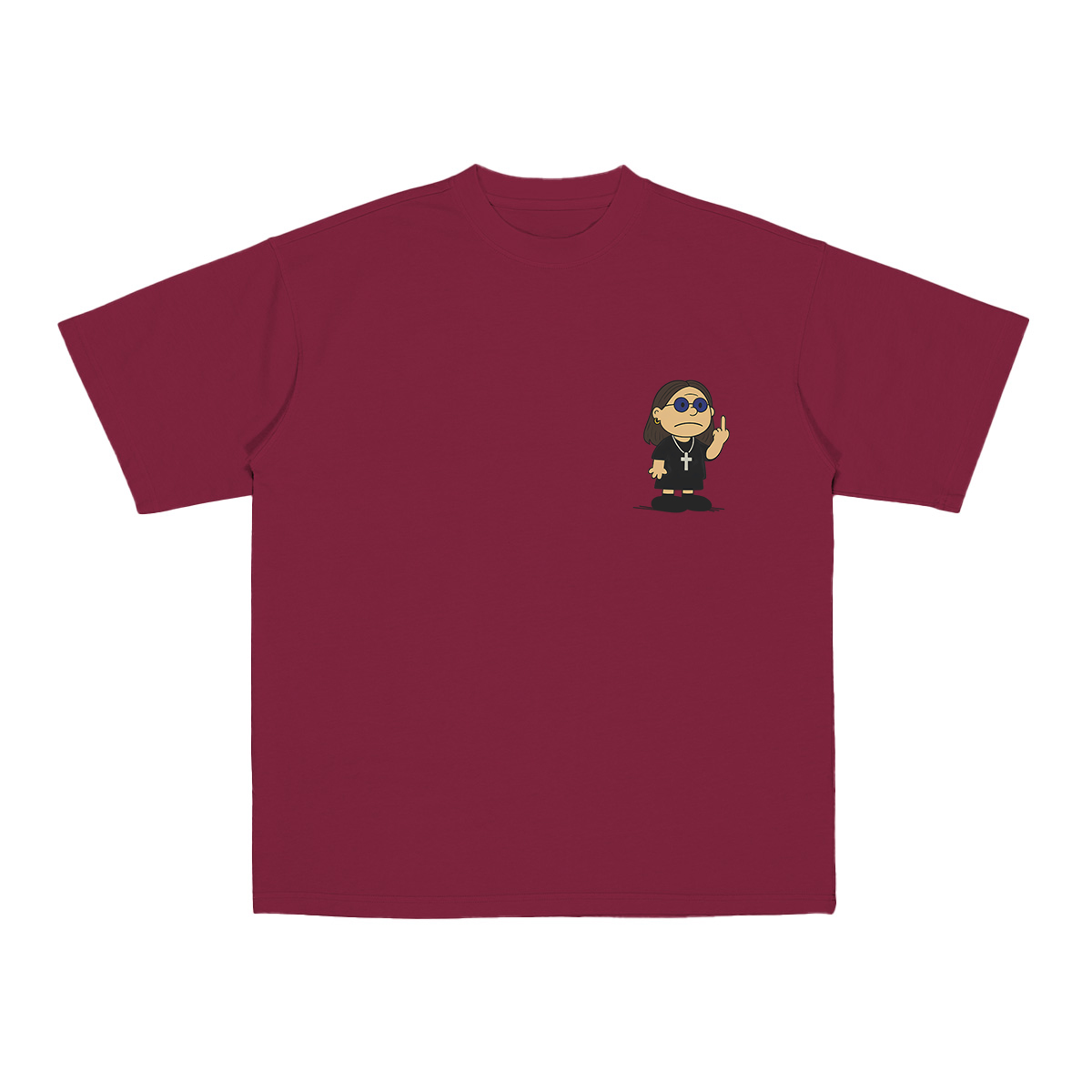 Ozzy Osbourne x Charlie Brown Cotton Unisex T-shirt