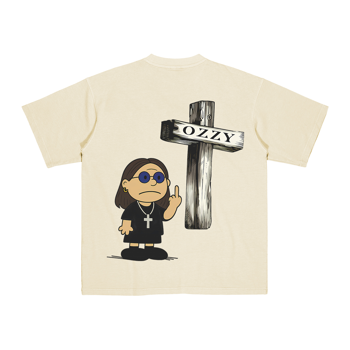 Ozzy Osbourne x Charlie Brown Cotton Unisex T-shirt