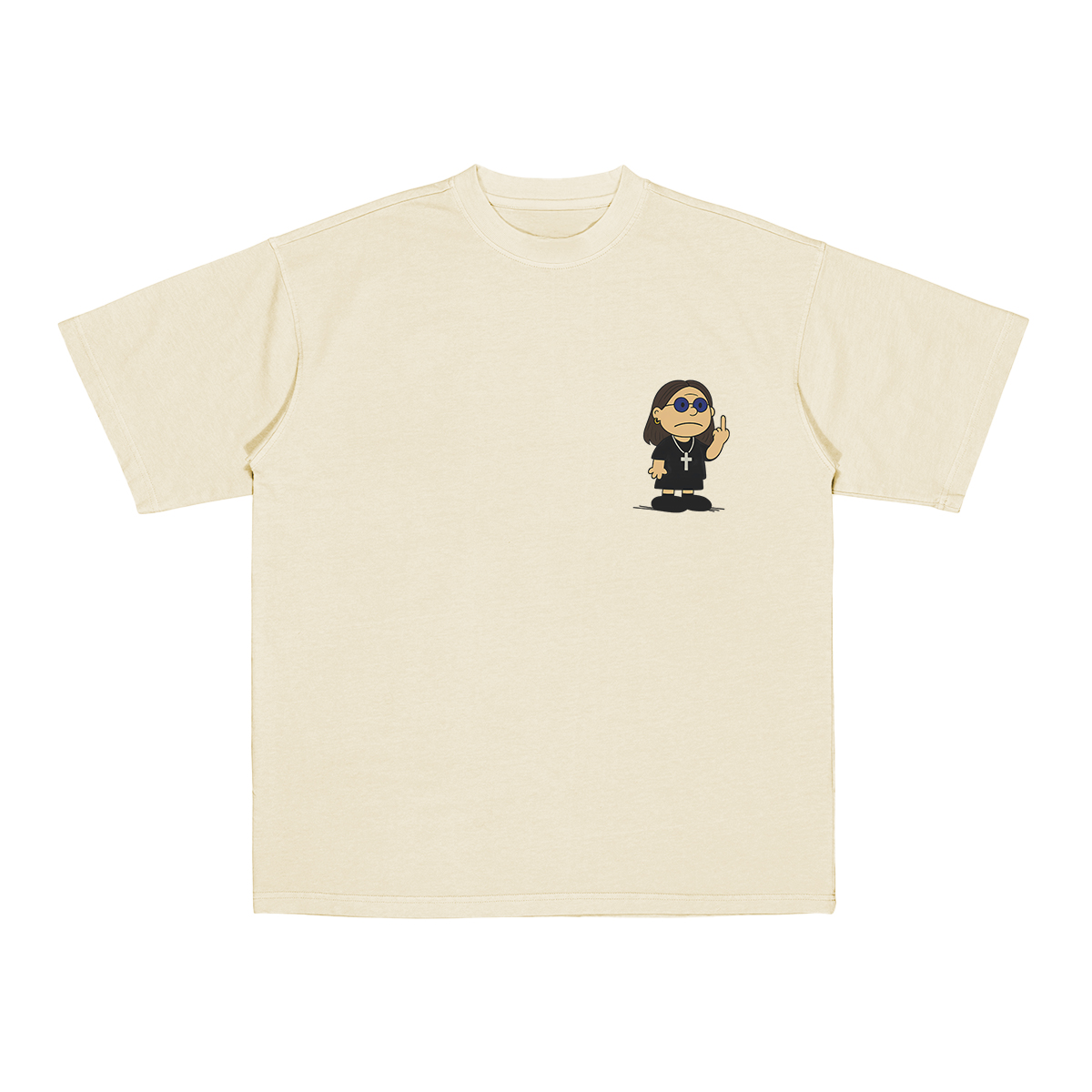 Ozzy Osbourne x Charlie Brown Cotton Unisex T-shirt
