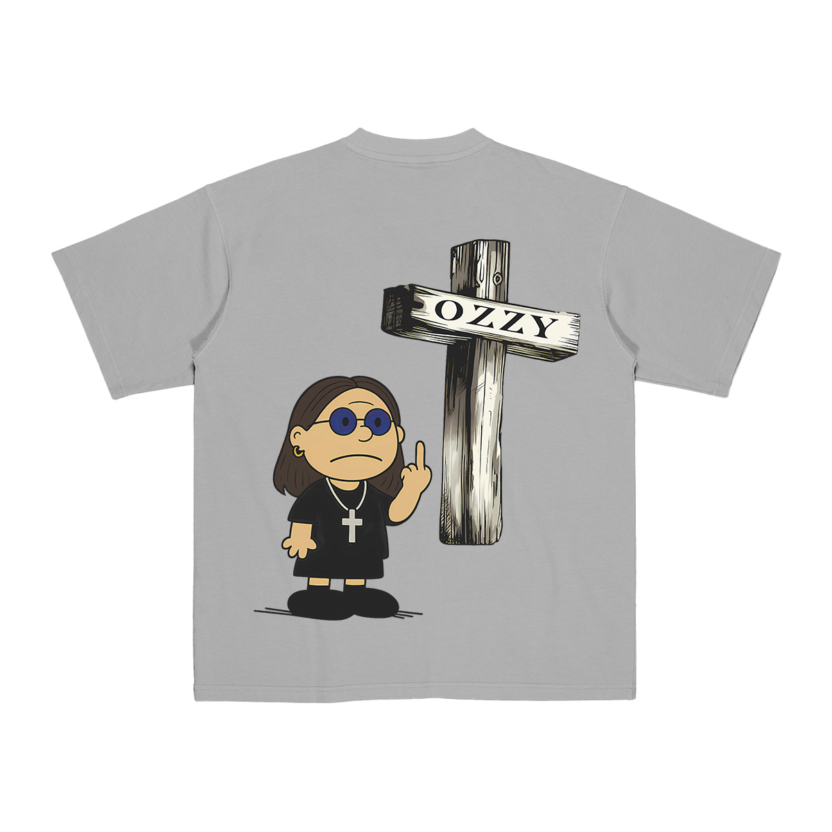 Ozzy Osbourne x Charlie Brown Cotton Unisex T-shirt