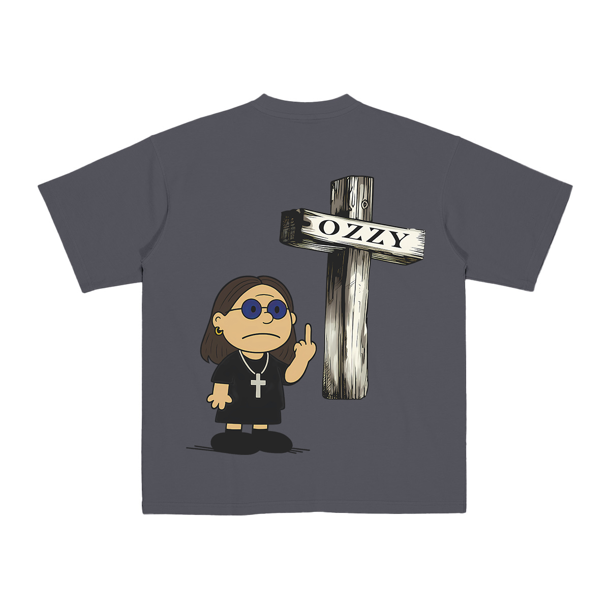 Ozzy Osbourne x Charlie Brown Cotton Unisex T-shirt