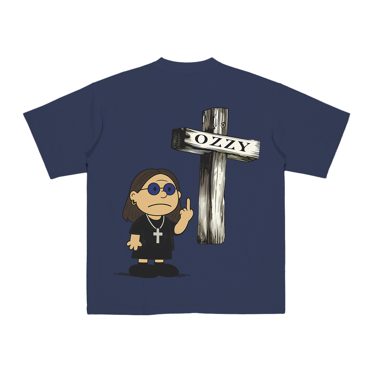 Ozzy Osbourne x Charlie Brown Cotton Unisex T-shirt