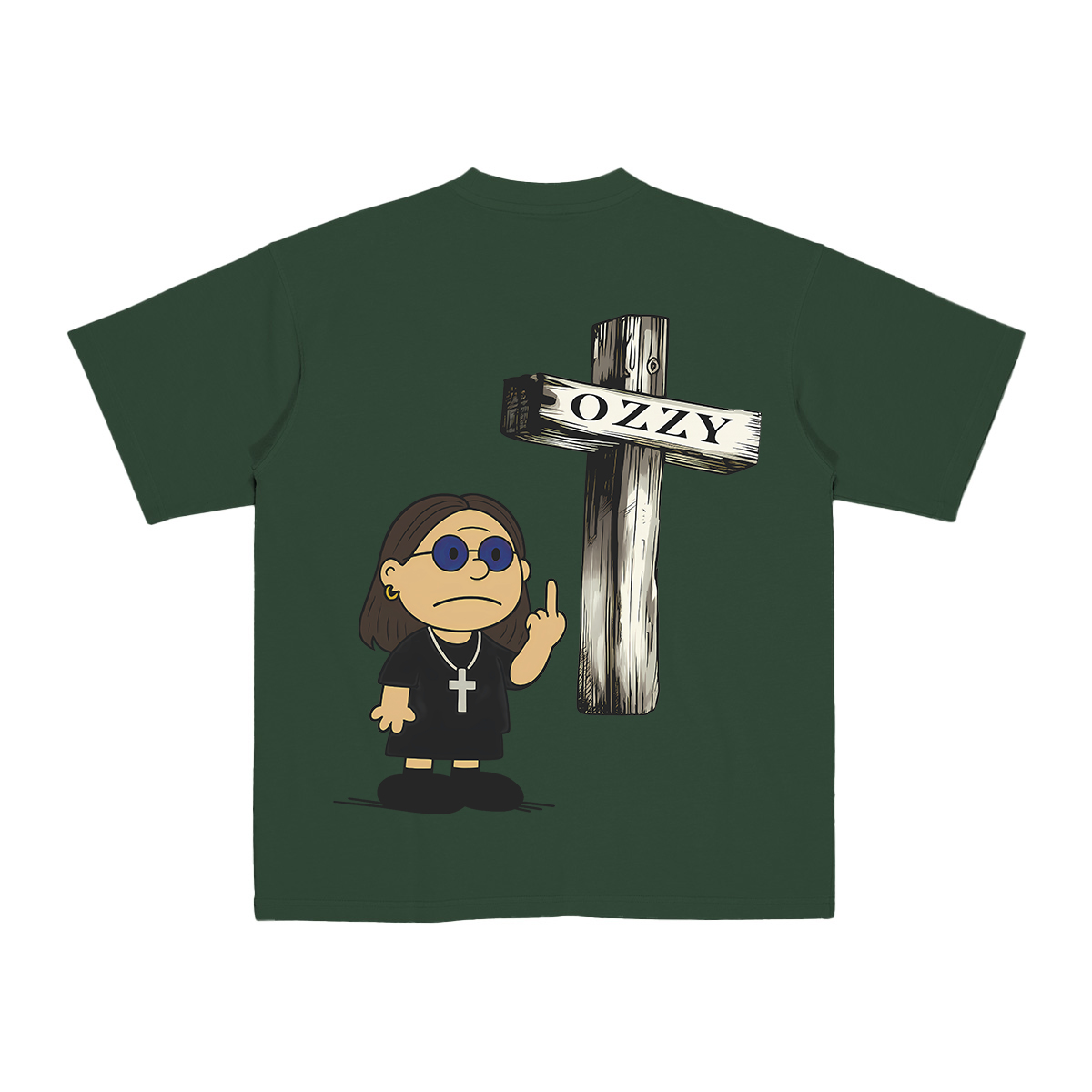 Ozzy Osbourne x Charlie Brown Cotton Unisex T-shirt