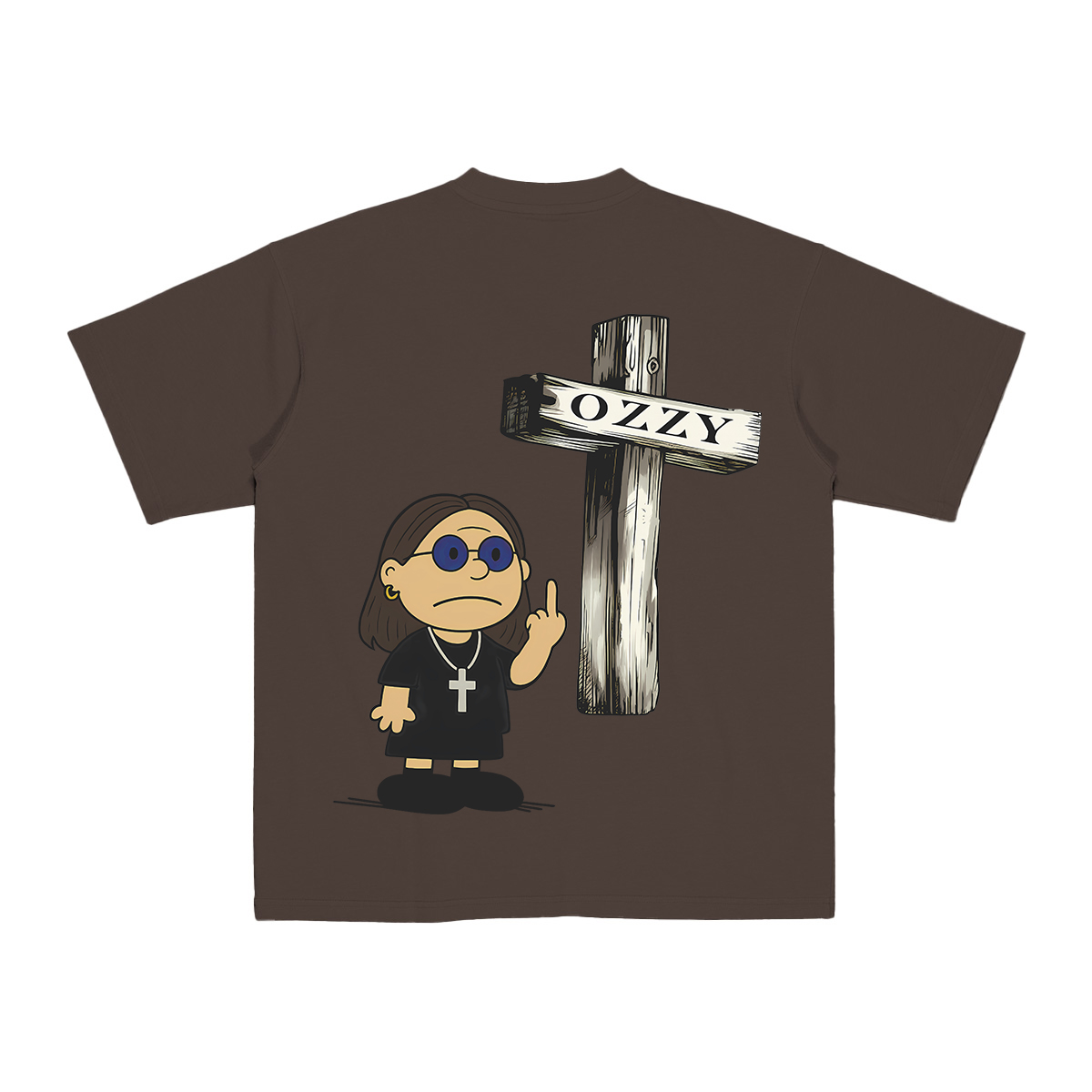 Ozzy Osbourne x Charlie Brown Cotton Unisex T-shirt