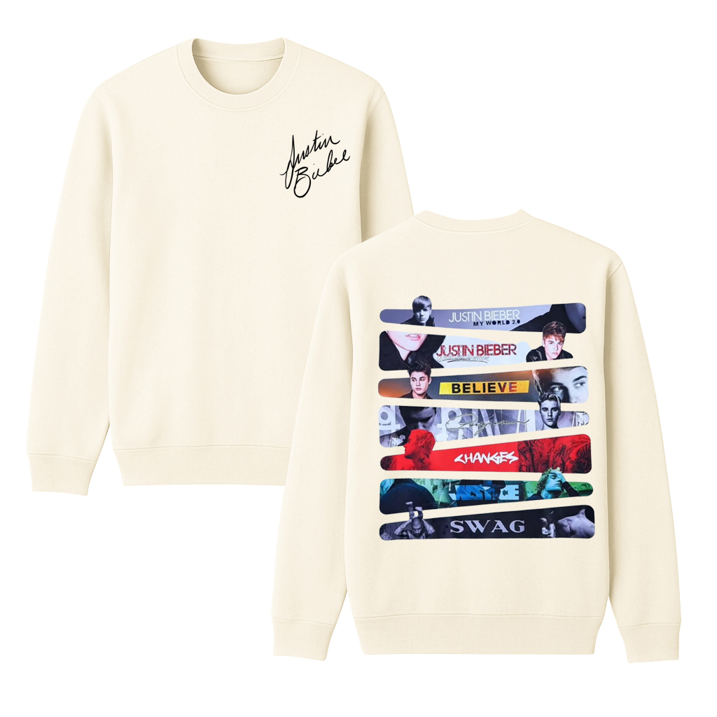 Justin Bieber Unisex Cotton Creneck Sweatshirt