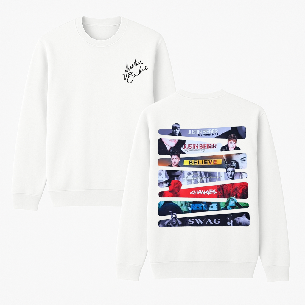 Justin Bieber Unisex Cotton Creneck Sweatshirt