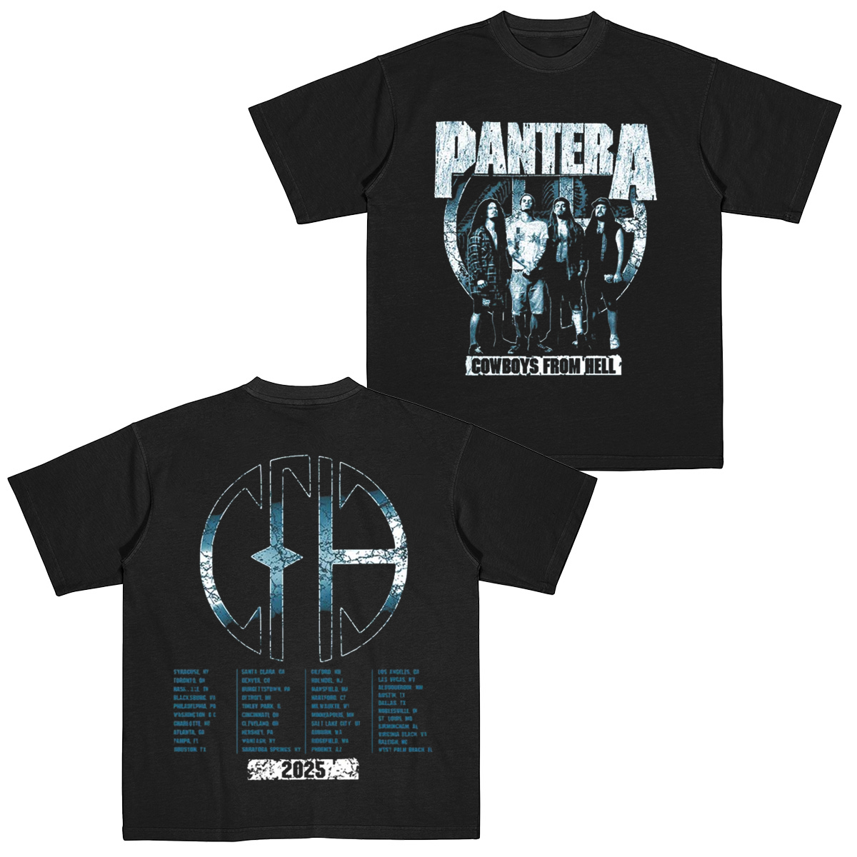 Pantera Tour Cotton Unisex T-shirt